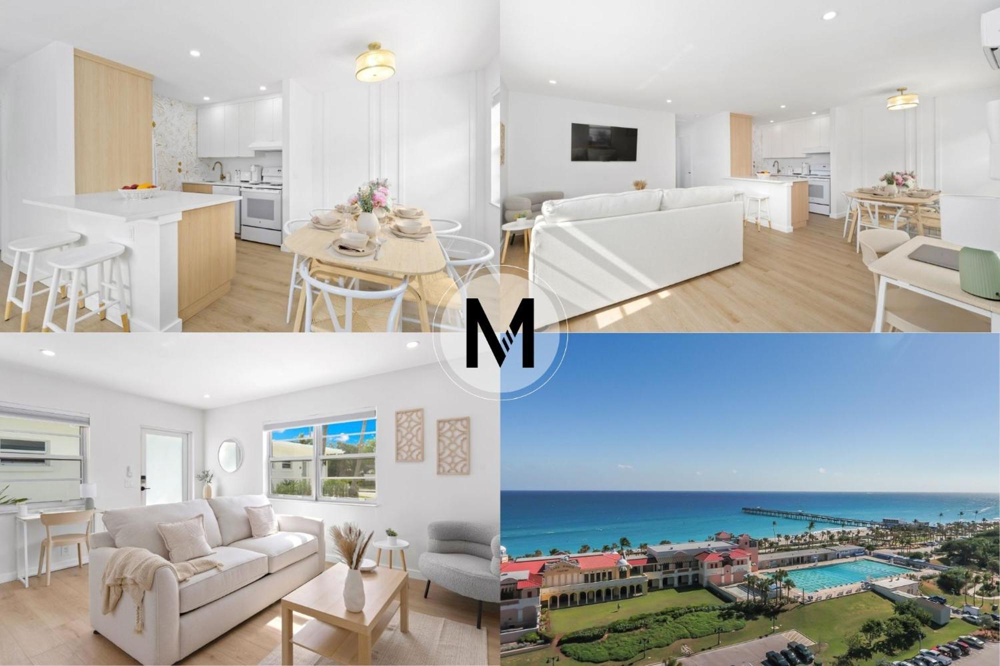 M Lake Worth Beach - Modern Villas Near West Palm Beach, Chic Retro Vibes, King Bed, Cozy Backyard, Bbq, Workspace, High-Speed Internet, Free Parking, 5 Minutes To Downtown & Beach Ngoại thất bức ảnh